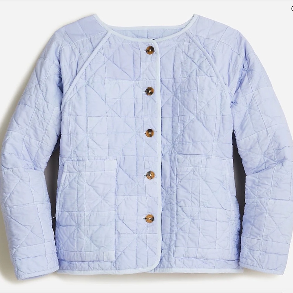 J. Crew Quilted Patchwork Jacket